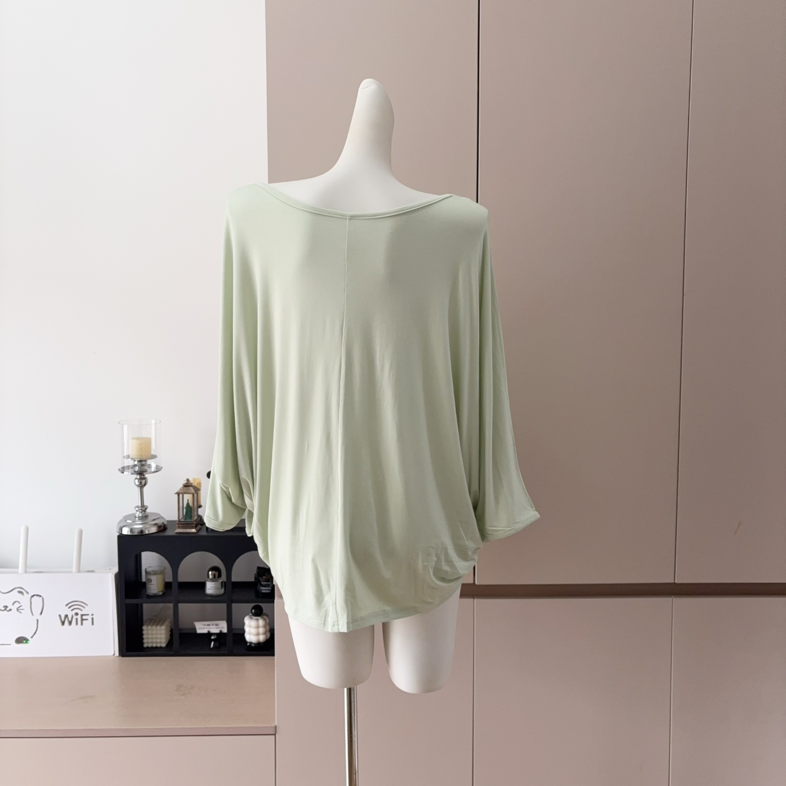 Korean Style Soft Lazy Loose Shoulder Long Sleeve T-Shirt for Women - Image 5